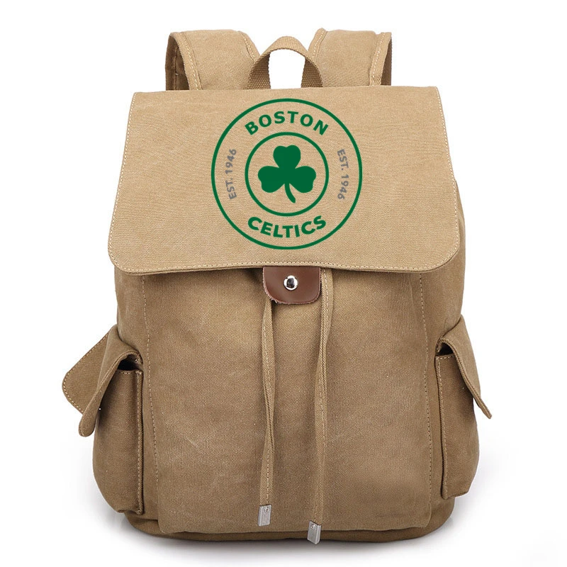 

Celtics Canvas Backpack New Boston Reflective Backpack Casual School Canvas Backpack Trend School Bag Teenagers Travel Bookbag
