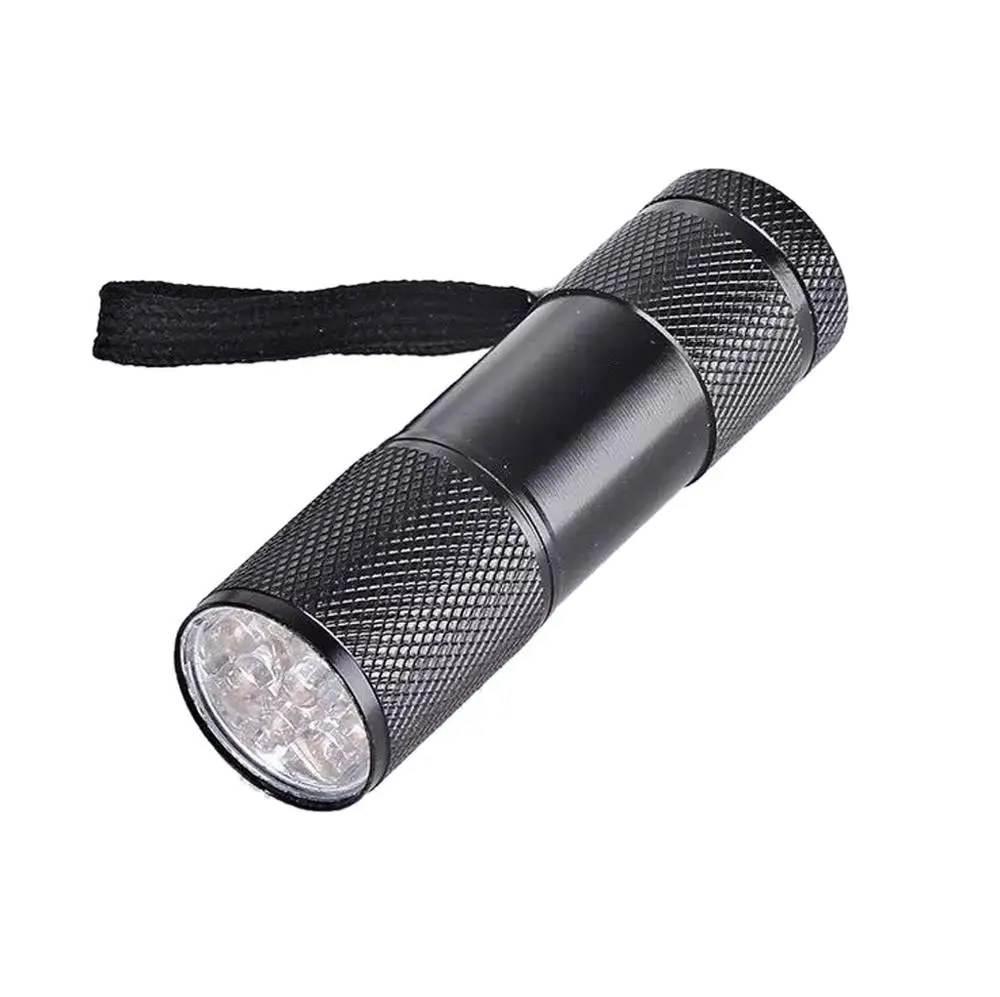 

9W UV Resin Curing Lamp Light 9 LED 395nm UV Blacklight Flashlights Jewelry Tool
