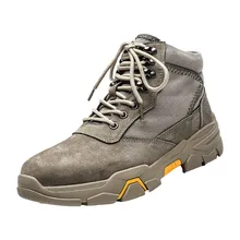SAGACE/тонкие туфли мужские высокие ботинки повседневные уличные ботинки Нескользящие инструменты для военных ботинок дышащие спортивные ботинки 39-47