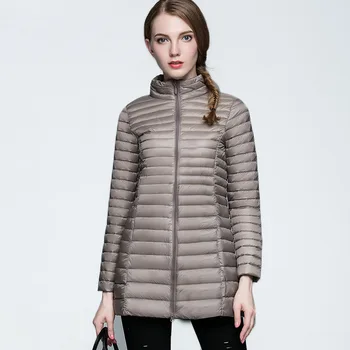 

2019 ladies long down duck down jacket winter warm jacket capless down jacket high quality jacket variety of color choice coat