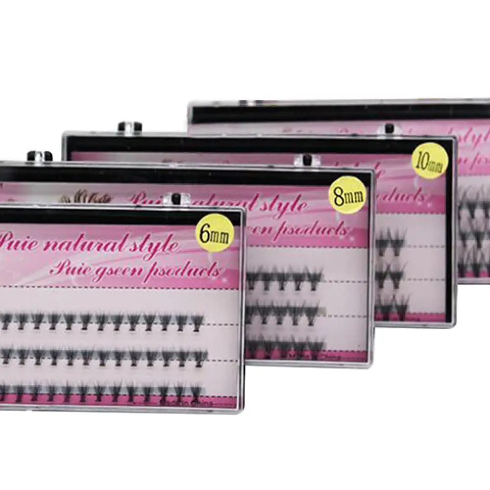 

1box big capacity 60 bundles 6d 10D Eyelash Extensions 0.1mm Thickness true Mink Strip Eyelashes Individual Lashes Natural Style