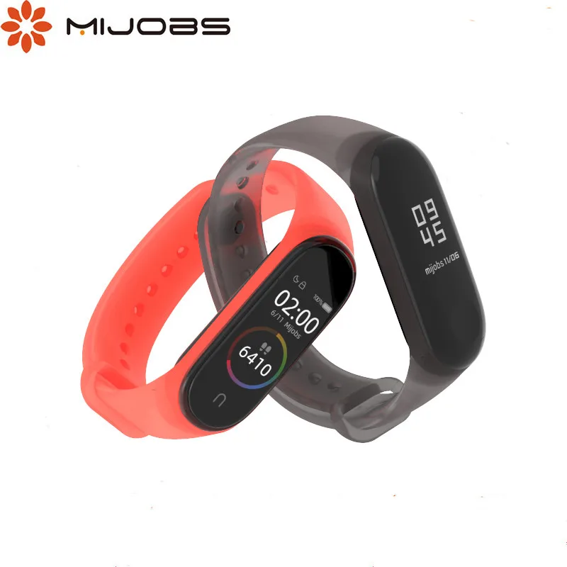Спортивный ремешок Mijobs для Mi Band 4 смарт браслет correa силиконовый xiaomi 3 аксессуары