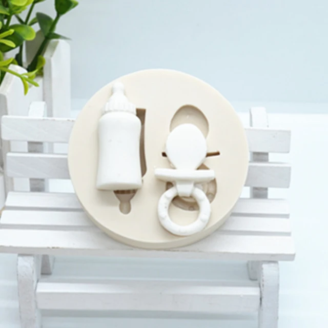 Baby Palack Mellbimbó Alakú Torta Fondant Formák Sütőszerszámok Sütemények Szilikon Penész Csokoládé Dekorációs Eszközök M943 - Image 2