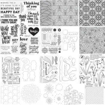 

background Clear Silicone Stamp and die / seal for DIY Scrapbooking / Album Decorative Clear Stamp Sheets A426