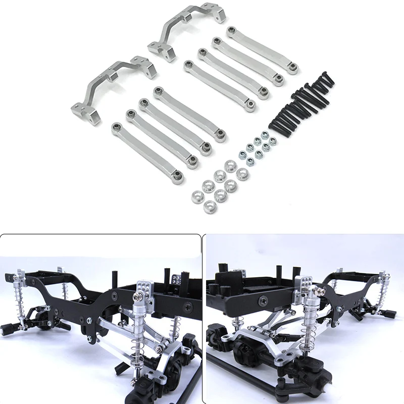 

Metal Chassis Pull Rods Drag Link Suspension Link Mount for MN D90 D91 D99 MN90 MN99S 1/12 RC Car Upgrade Parts