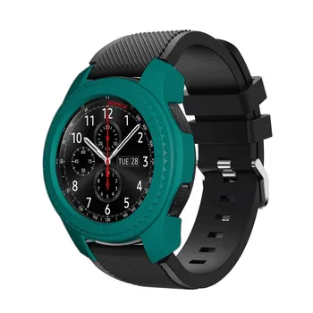 

Thin Pc Soft Silicone Hard Protection Bumper Full Case Cover Shock-proof Smart Accessories For Samsung Galaxy Watch 46mm