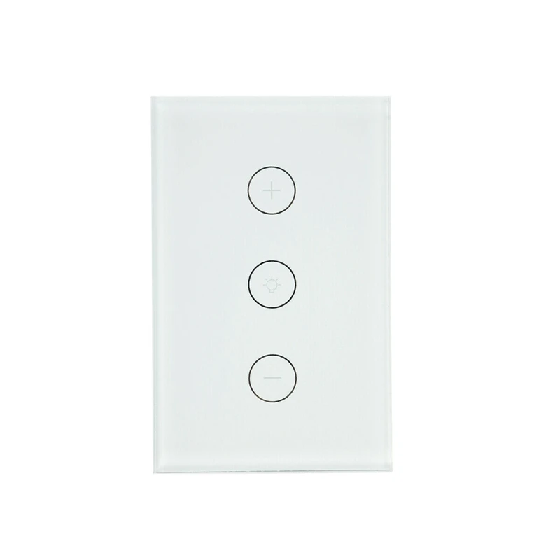 86mm WiFi Smart Dimmer Light Switch Glass Press Panel Remote Control Compatible with Alexa Google Assistant | Электроника