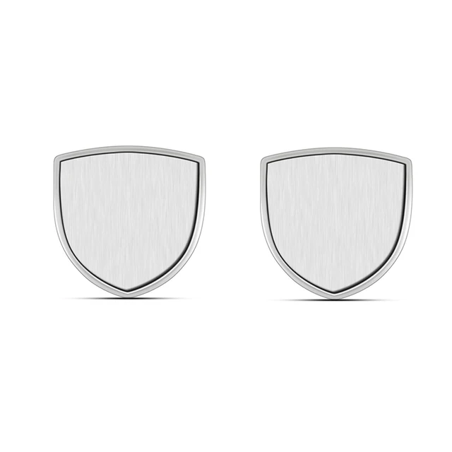 Car Body Labeling Badge Stickers Accessories for Ford Focus Mondeo Kuga Fiesta MK7 Escort Explorer Edge 2 4 MK2 MK4 Auto Goods 2Pcs Silver