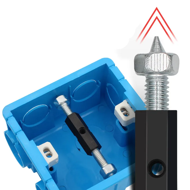 4 шт. настенный выключатель розетка Кассетный ремонтный переключатель Кассетный винт опорный стержень для розетки Кассетный ремонт электрические аксессуары