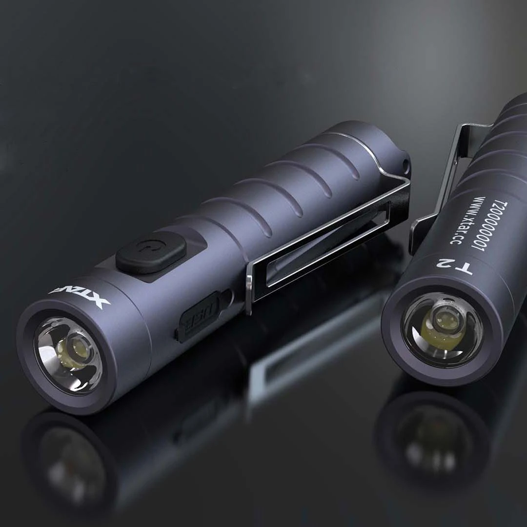 Xtar Mini Flashlight Keychains T2 Type C Rechargeable Edc Flash Light Builtin Battery Portable