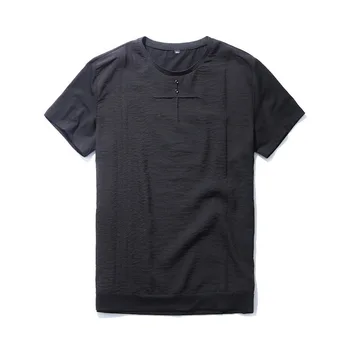 

Fat Man Short Sleeve Men T Shirt Plus Fat plus Size Loose Fat Round Neck T-shirt Thin Section Sweatshirt Male