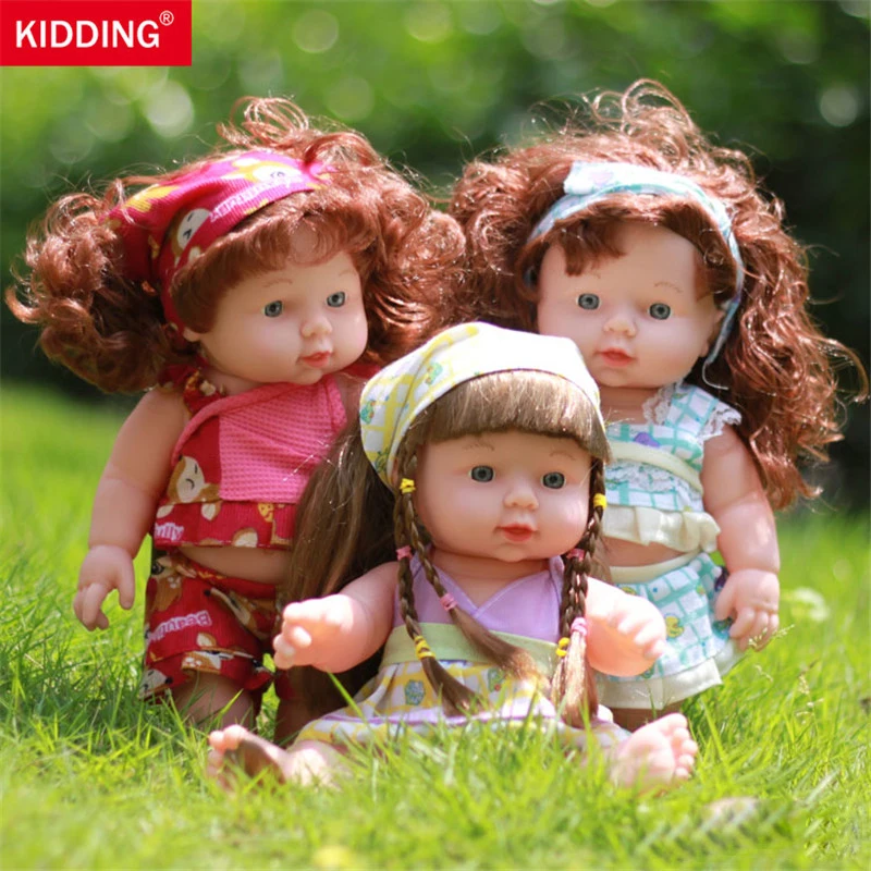 

12" 30cm Reborn Toddler Baby Handmade Dolls Soft Vinyl Silicone Lifelike Alive Babies Toys Kids Boys Girls Birthday Chirstmas