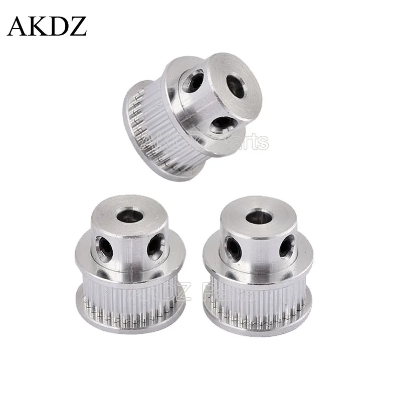 30 teeth GT2 Timing Pulley Bore 5mm 6mm 6.35mm 8mm for belt used in linear 2GT pulley 30Teeth 30T