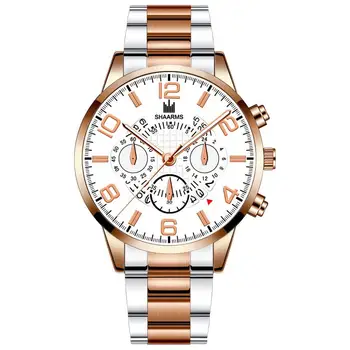 

Relogio Masculino Luxury Stainless Steel Analog Quartz Wristwatch Male Man Fashion Military Sport Watches Reloj Hombre