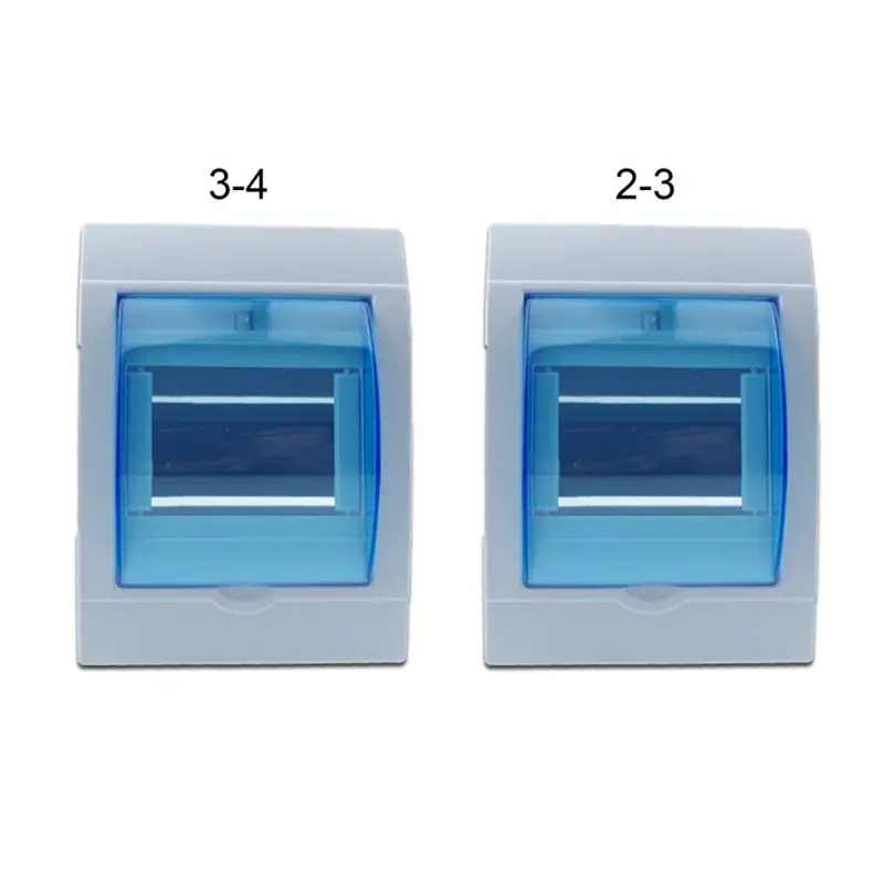 Waterproof Electrical Distribution Box Home Switch Protective Case for 2-3/3-4 Ways Wall Mounted Circuit Breaker