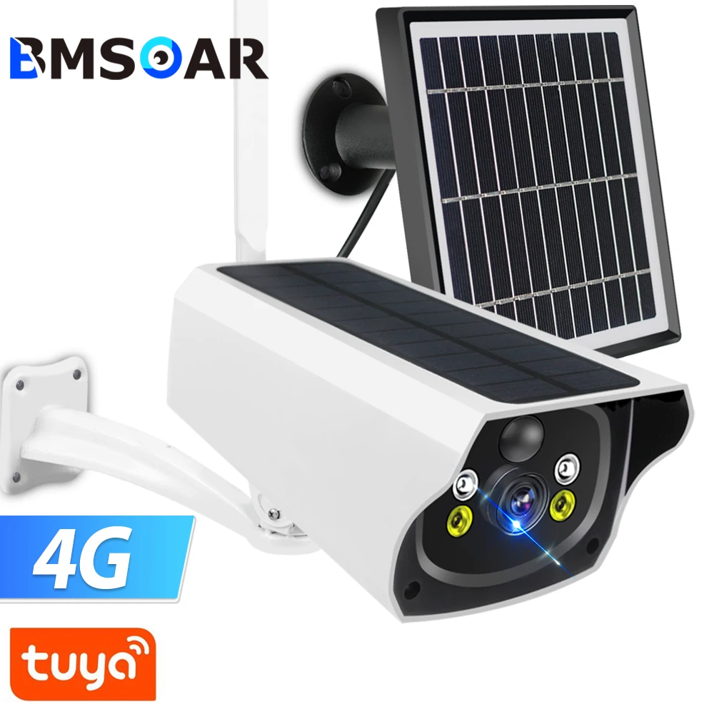 PROD 1005002004662162 4G Security Camera With SIM Card Slot Built-in
Rechargeable Battery Outdoor Wireless WIFI Camera External 3.3W Solar
Panel