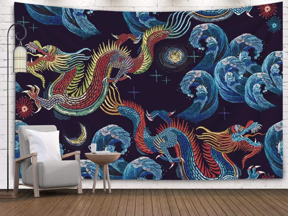 

Psychedelic Tapestry Printing Wall Hanging for Living Room and Bedroom
