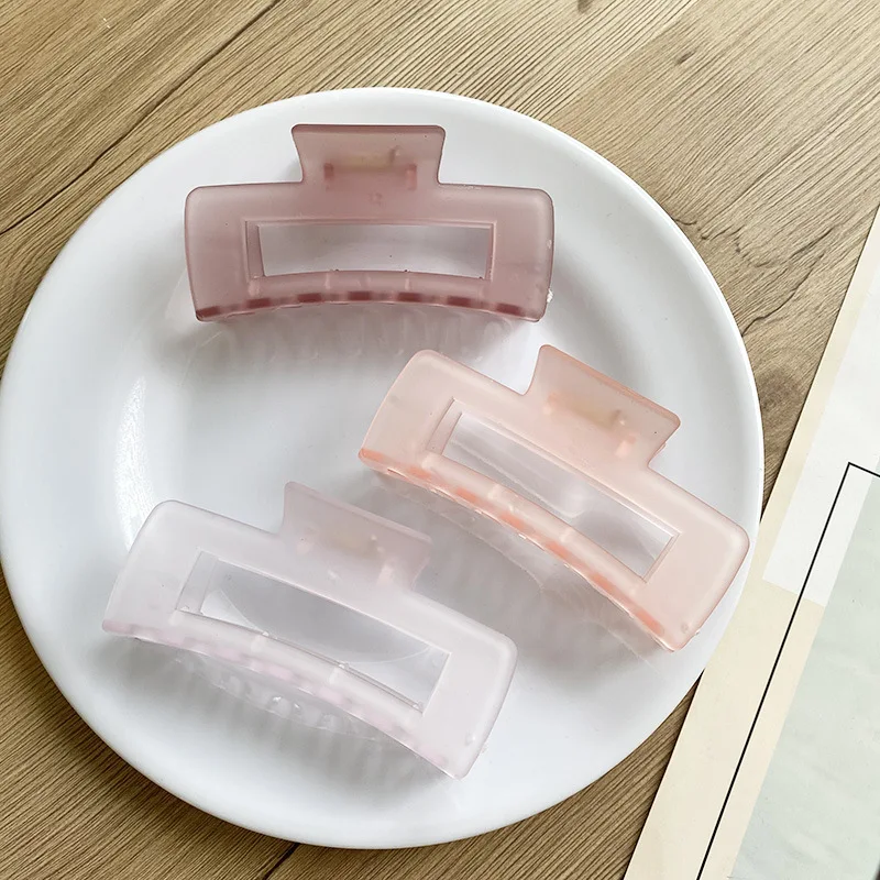 

Transparent Hair Clips for Women Simple Claw Clip Crystal Large Geometric Hair Clips for Hair Girls Hair Clip Hair Accessories
