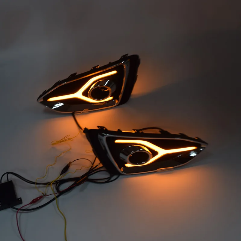 

Suitable for 18-Accent Daytime Running Lamp Modified LED Daytime Running Lamp Turn Signal Hyundai Accent Only