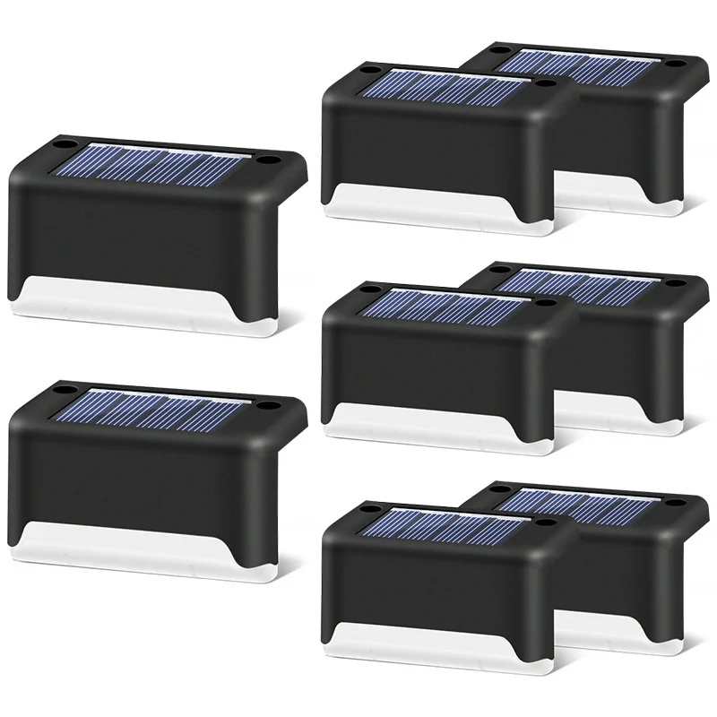 

Solar Deck Light Outdoors Waterproof Stepstair Lamp Outdoor Warm White Led Lights Decoration For Garden Fence Yard Lampy Solarne