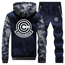 *#Best Price Anime Dragon Ball Mens Thick Fleece Hoodies CAPSULE CORP Camouflage Men Sweatshirt+Pants 2 Piece Sets Saiyan Japanese Streetwear *#Best Price Anime Dragon Ball Mens Thick Fleece Hoodies CAPSULE CORP Camouflage Men Sweatshirt+Pants 2 Piece Sets Saiyan Japanese Streetwear