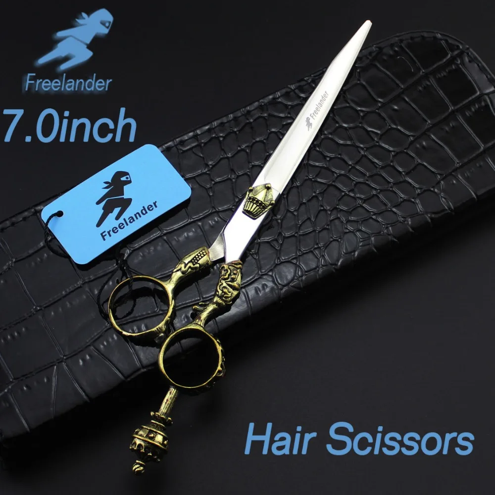 

7.0in Freelander Retro Style Profissional Hairdressing Scissors Hair Cutting Scissors Set Barber Shears High Quality Salon