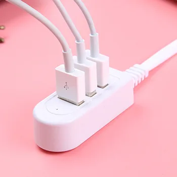 

New Mini-USB 3usb Multi-function 3A Charger Converter Extension Line Expansion Multi-port HUB Hub mini usb Mini-USB