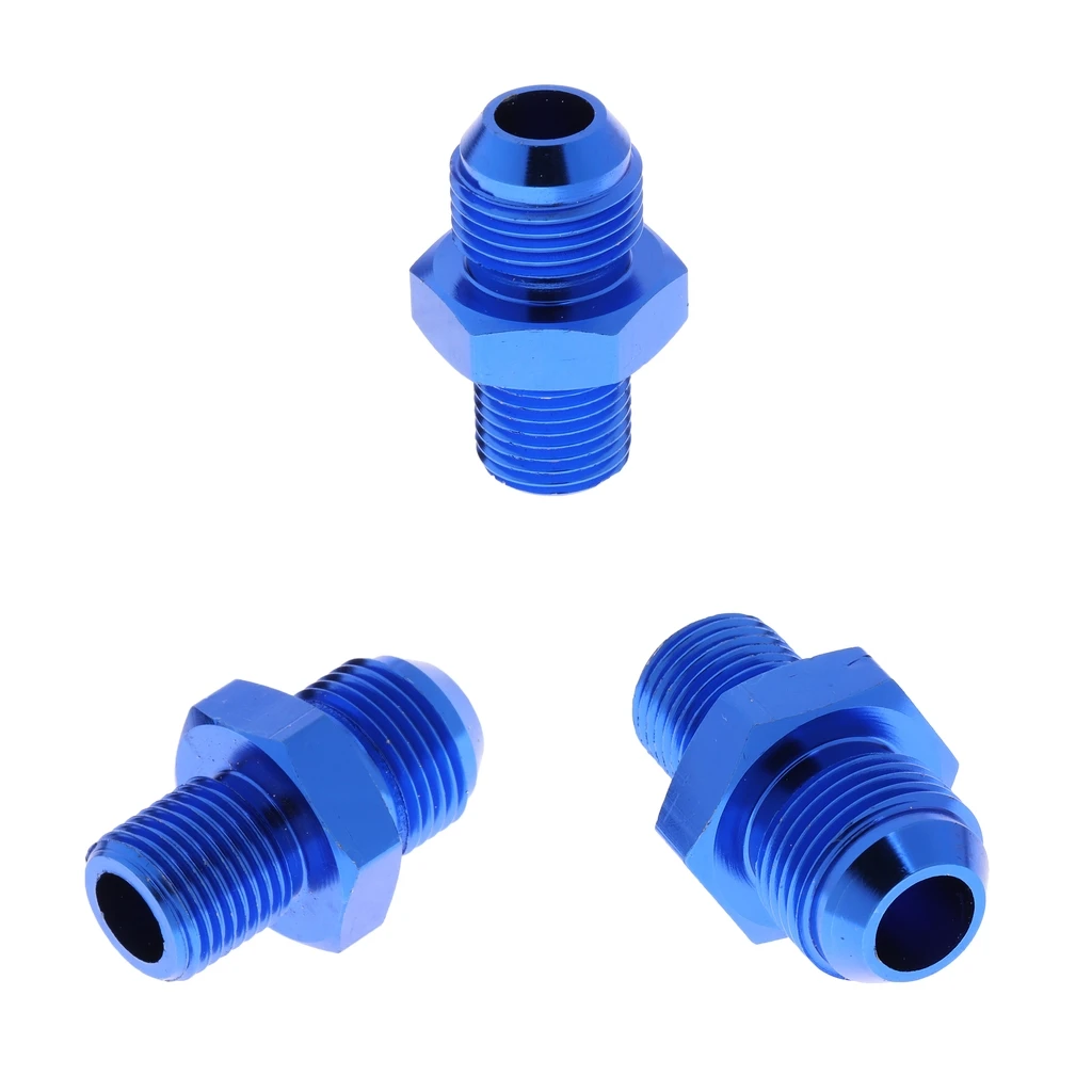 3 Pieces AN8 M16x1.5 Auto Oehler Connector Fittings Quick Connector Auto Parts