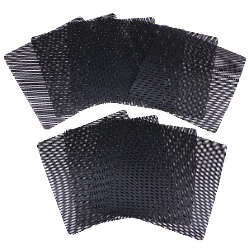 10Pcs 120mm PVC PC Fan Dust Filter Dustproof Case Computer Cooler Cover Mesh