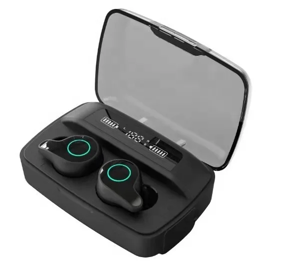 SOHOKDA For Mi 10 Pro Bluetooth Headset Wireless Headphone 3400mah Power Bank Human physics design Portable sports mini headset