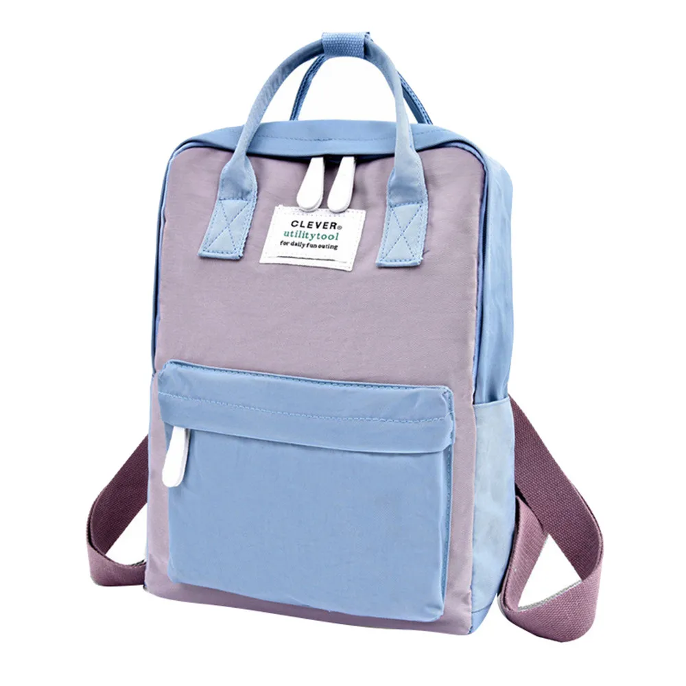Women Canvas Backpacks Candy Color 