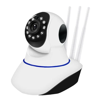 

Wireless WIFI HD CAMERA 1080P Wireless LED 3 ANTENNE Smart Home Security IR Cam