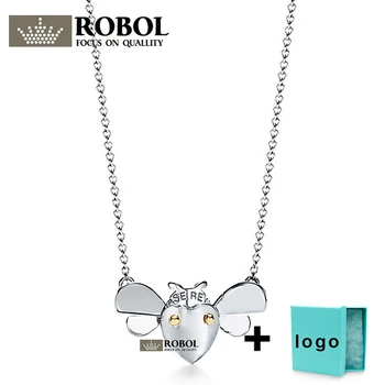 

High quality xl tfb 925 sterling silver cute little bug necklace necklace suitable for female birthday free wholesale delivery