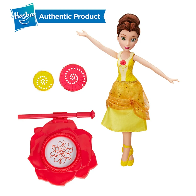Hasbro Disney Princess Dancing Doodles Belle настоящая Красавица и чудовище игрушка фигурка