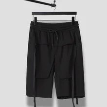 Owen Seak мужские повседневные шорты из хлопка, Мужская одежда, спортивные штаны, летние, уличные, мужские свободные черные шорты, размер XL