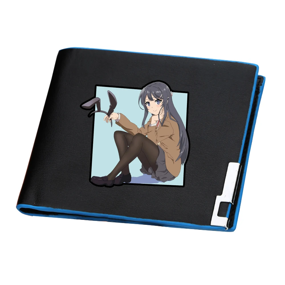 Rascal не мечтает кролика девушки Senpai тонкий кошелек мультяшный держатель для