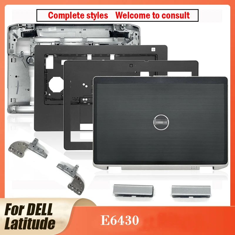 New For Dell Latitude E6430 LCD Back Cover/Front Bezel/Hinges/Palmrest/Bottom Case/Hinge Cover Upper Case without Fingerprint