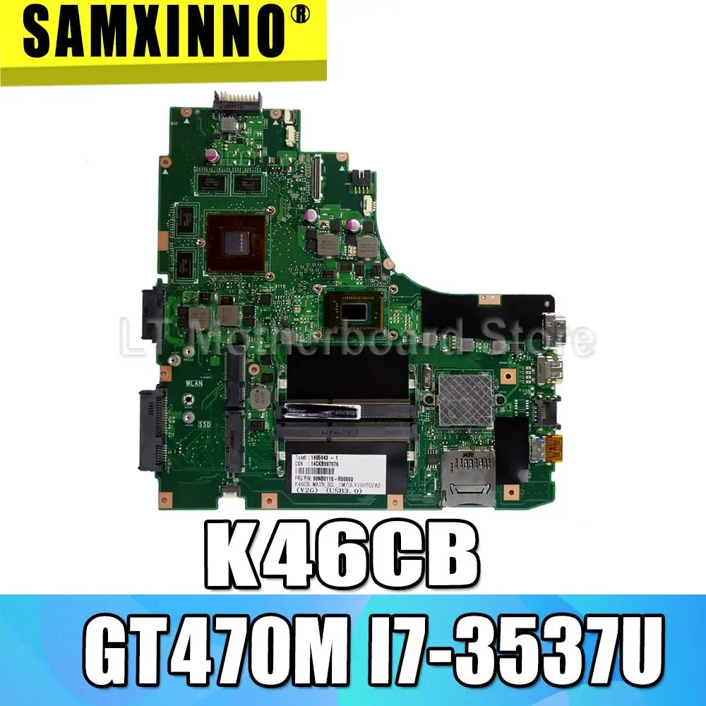 K46CB GT740M для ASUS K46CM K46CA K46C S46CB интегрированная материнская плата ноутбука GT740M с I7-3537U Процессор на борту