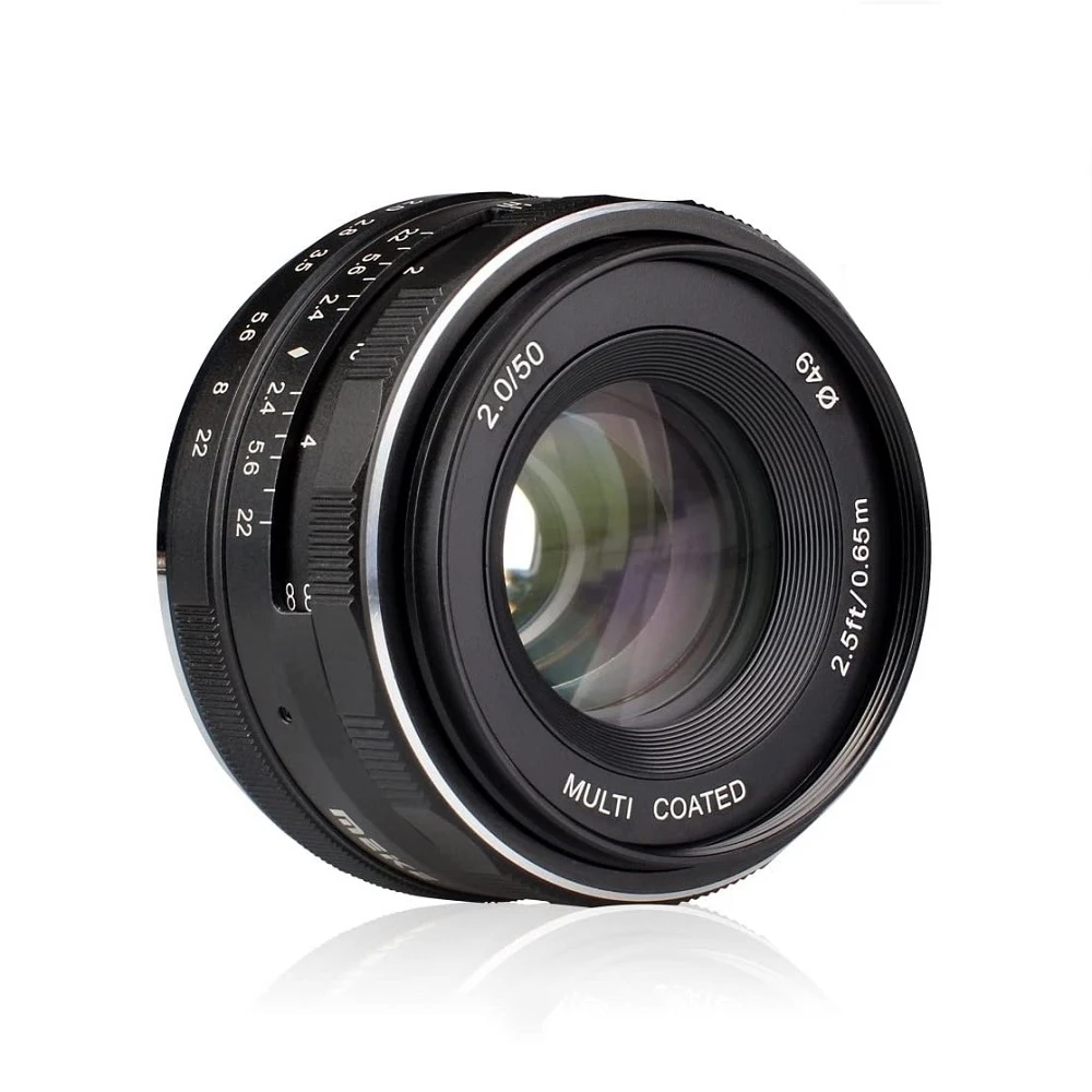 Meike 50 мм f2.0 объектив с ручной фокусировкой для Olympus Panasonic M4/3 Mount MFT Micro 4/3
