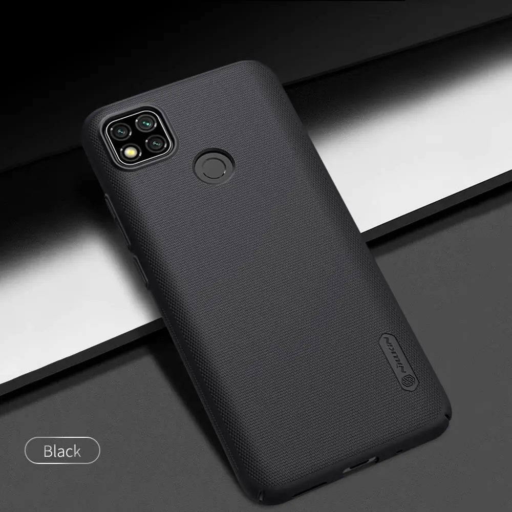for Redmi 9C nfc Case NILLKIN Hard PC Super Frosted Shield Back Xiaomi Cover Bumper Gift Phone Holder | Мобильные телефоны и