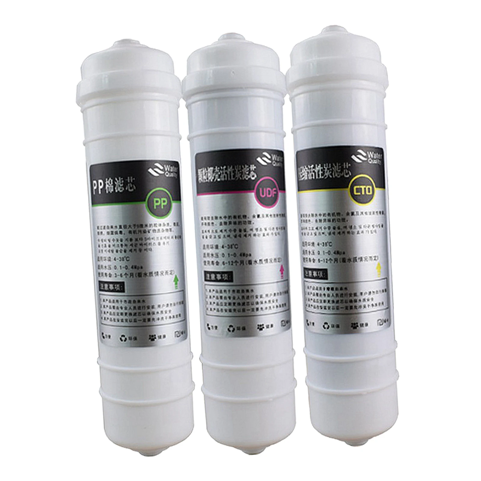 3/5pcs Reverse Osmosis RO Water Filters Replacement Set 10 inch Water Filter Cartridge for DIY Water Purifier