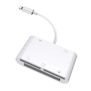 

6in1 SD TF CF XD M2 Memory Card Reader for IPhone X XS MAX XR MicroSD CF Card Writer for IPhone 11 Pro 6 7 8 Plus for IPAD iOS
