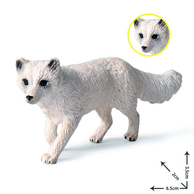 arctic fox figurine