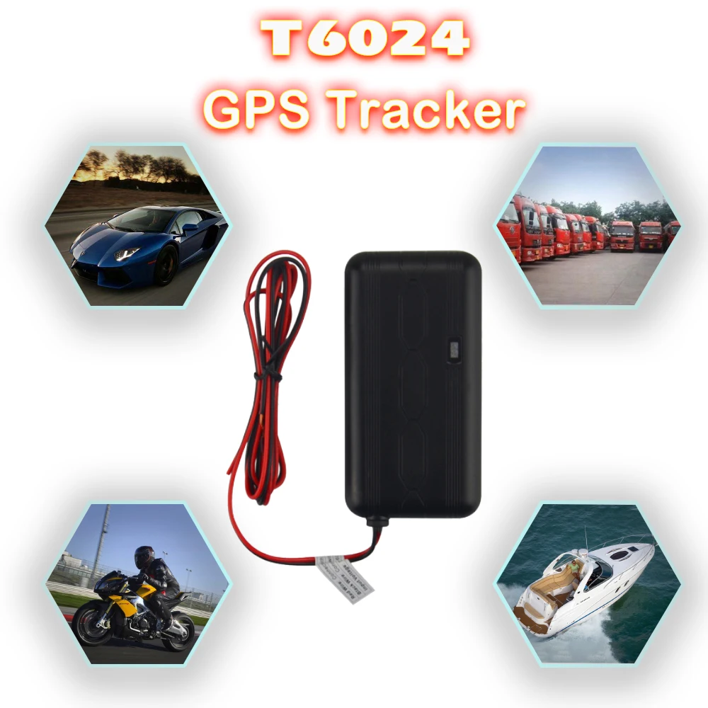 T6024 микро gps отслеживающее устройство в режиме реального времени мини gps устройство gps-трекер на мотоцикл система автомобиля gps/GPRS и антенна gps локатор