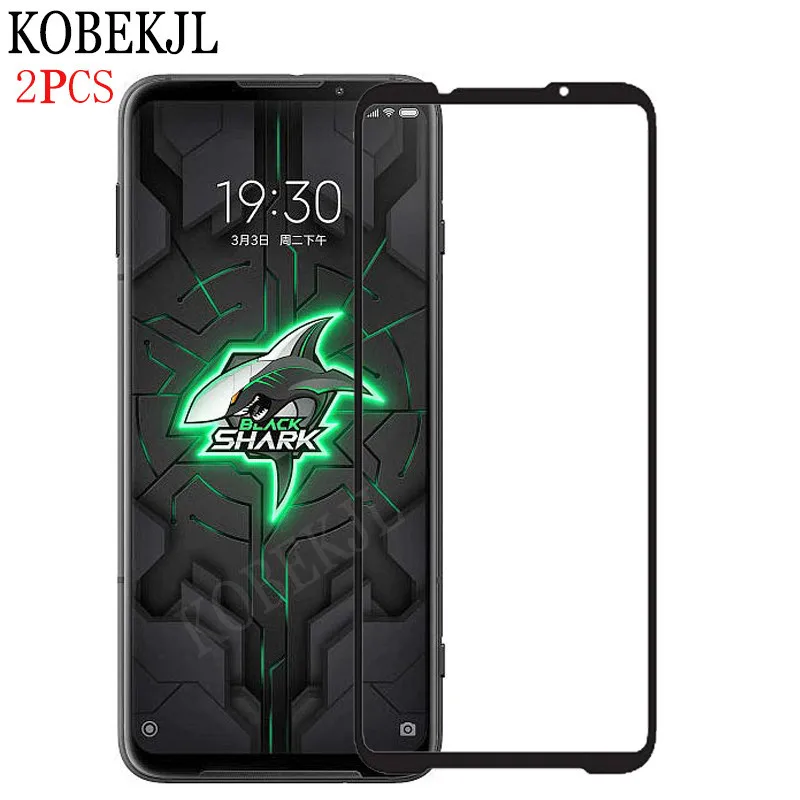 Tempered Glass Black Shark 3 Pro Screen Protector For Xiaomi Shark3 BlackShark3Pro Full Cover Film | Мобильные телефоны и