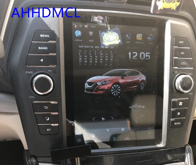 Автомобильный мультимедийный плеер Tesla Style Android стерео GPS для Nissan Maxima Auto AC Edition 2016