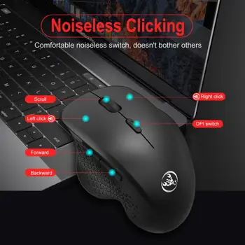 

T68 Mouse 2.4G Wireless Silent Vertical Mouse Three-speed DPI Game Gamer Gaming Bluetooth Mice For PC Gaming Laptops With USB