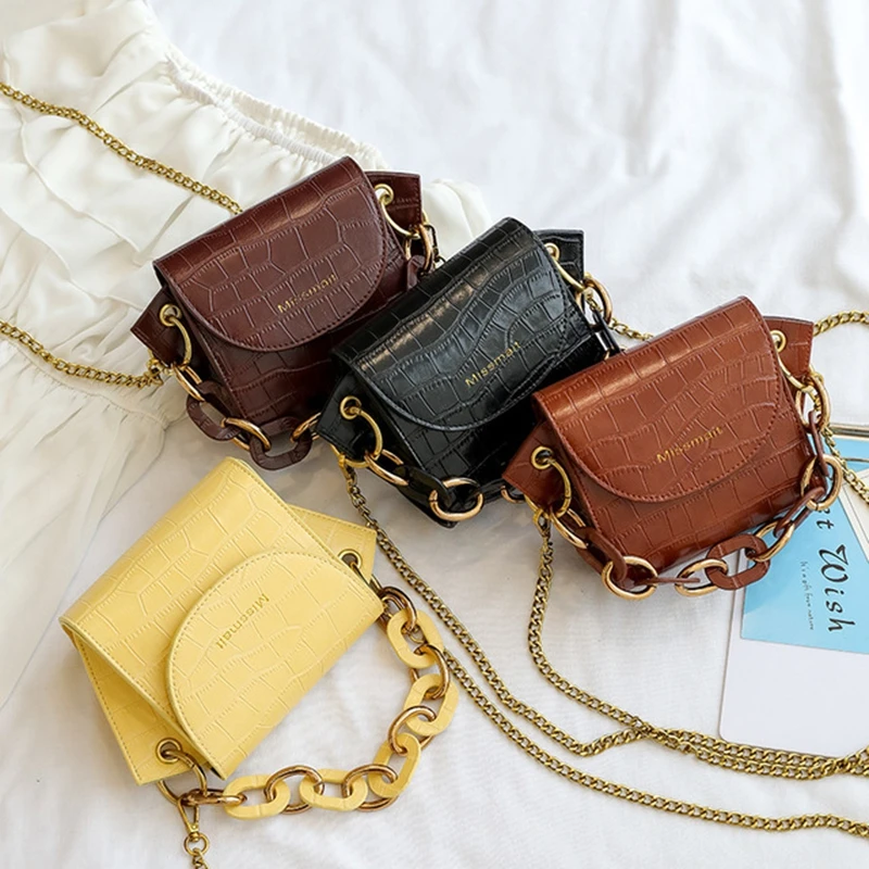 

New High Quality Crocodile Print Mini Bag Famous Designer Bag Exquisite Handbag Fashion Shoulder Messenger Bag Lady Travel Bag