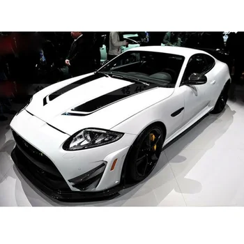 

1 Pair Car Racing Universal Hood Stripe Decals Vinyl Hood Sticker Black High Quality And New Car Bug Shields