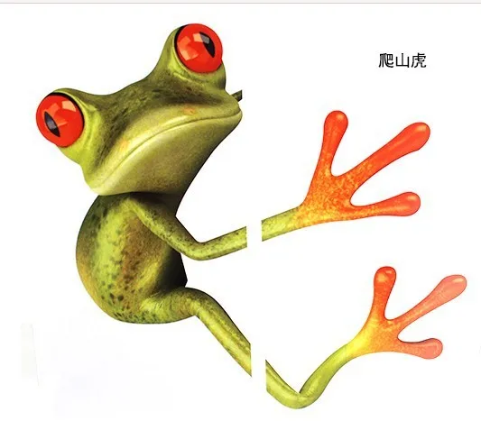 Большой размер фигурка лягушки Gecko наклейки на бампер неметаллические наклейки для приёма бумажные забавные наклейки на бампер лягушка 20 грамм